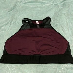 PINK Maroon Sports Bra